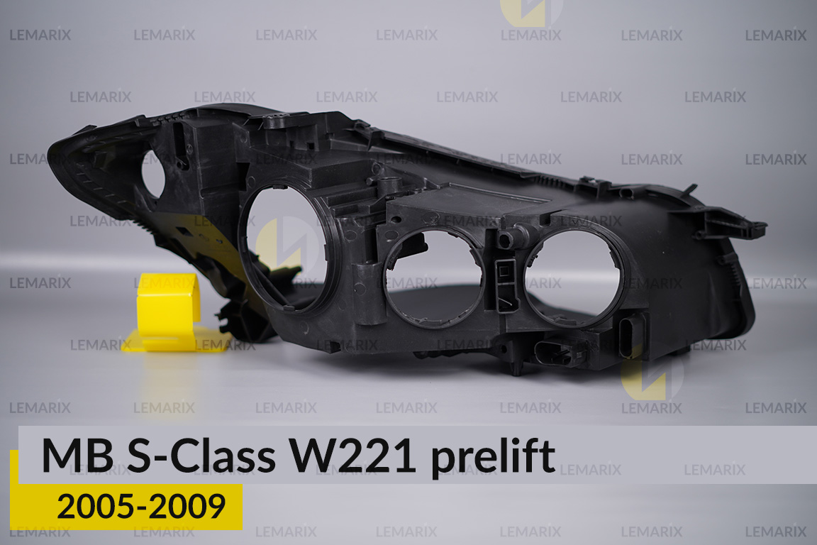 Корпус фары Mercedes-Benz S-Class W221 (2005-2009) дорест левый