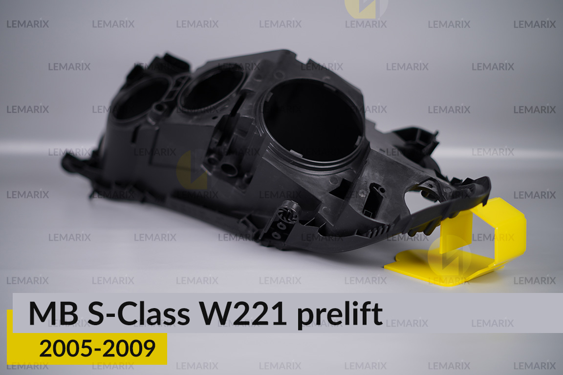 Корпус фары Mercedes-Benz S-Class W221 (2005-2009) дорест левый