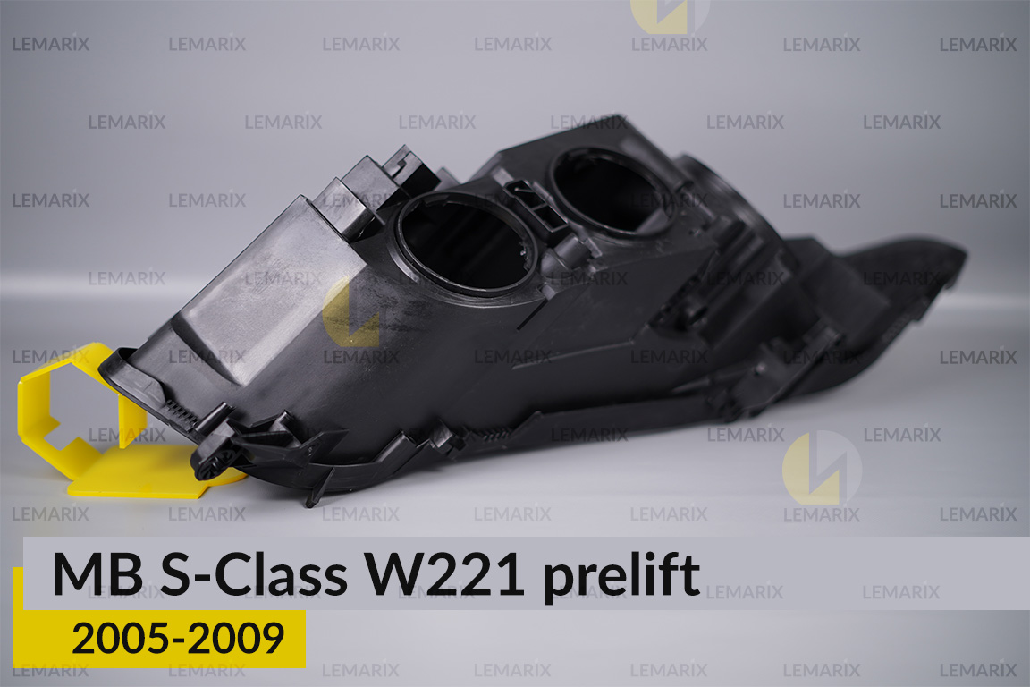 Корпус фары Mercedes-Benz S-Class W221 (2005-2009) дорест левый