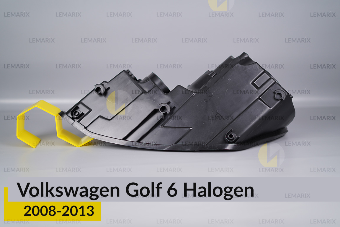 Корпус фары VW Volkswagen Golf 6 Halogen (2008-2013) правый