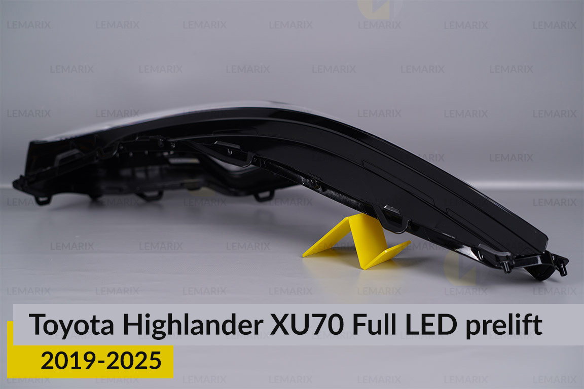 Скло фари Toyota Highlander XU70 Full LED (2019-2026) дорест праве