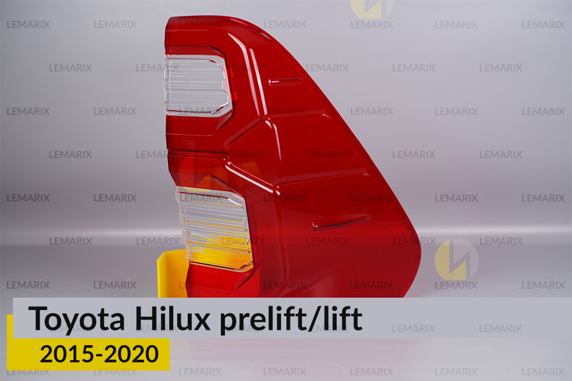 Скло заднього ліхтаря Toyota Hilux (2015-2020) дорест/рест праве