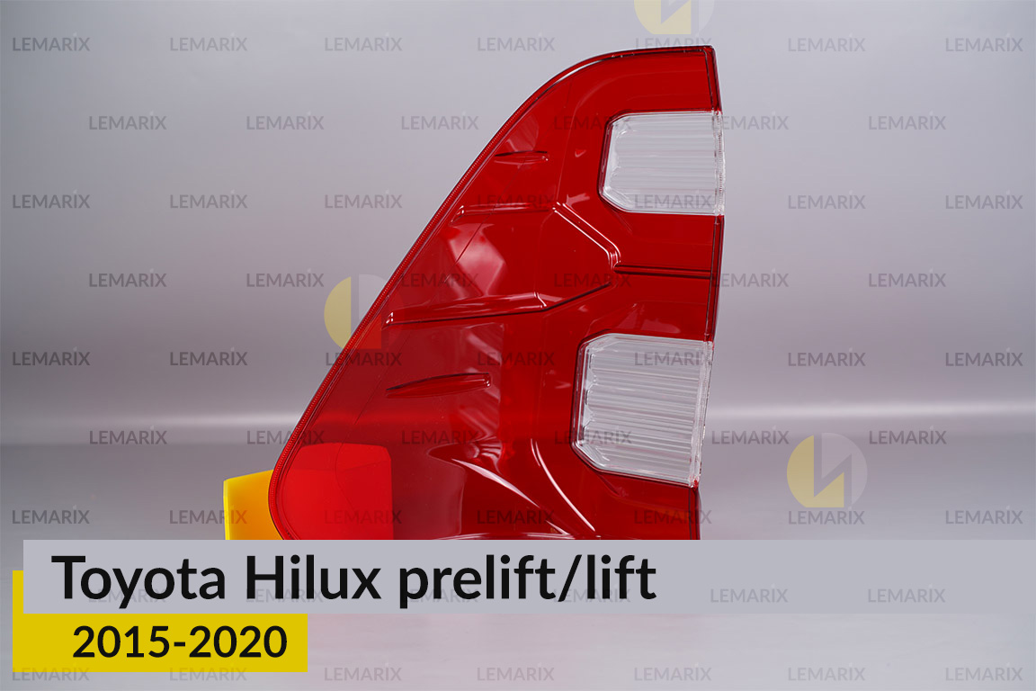Скло заднього ліхтаря Toyota Hilux (2015-2020) дорест/рест праве