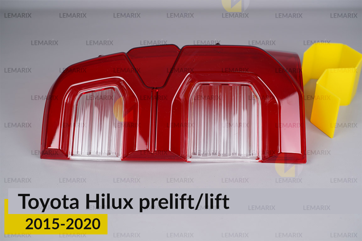 Скло заднього ліхтаря Toyota Hilux (2015-2020) дорест/рест праве