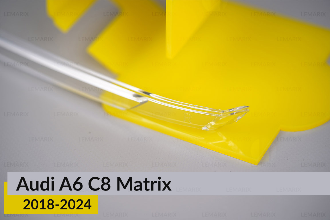 Блок світловода фари Audi A6 C8 Matrix (2018-2024) довгий верхній лівий