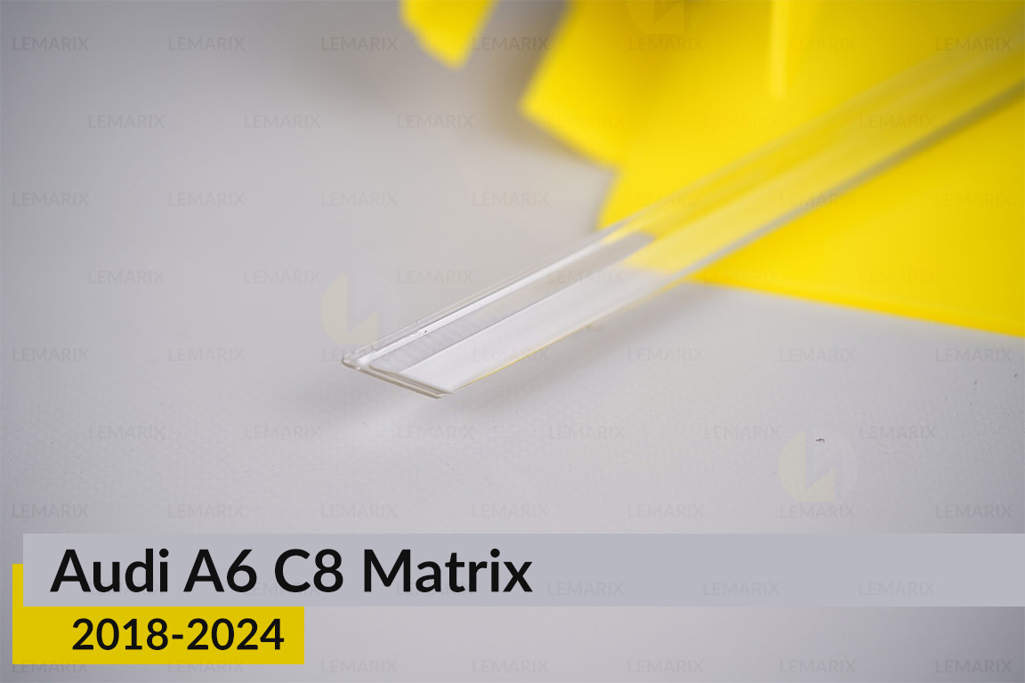 Блок світловода фари Audi A6 C8 Matrix (2018-2024) довгий верхній лівий