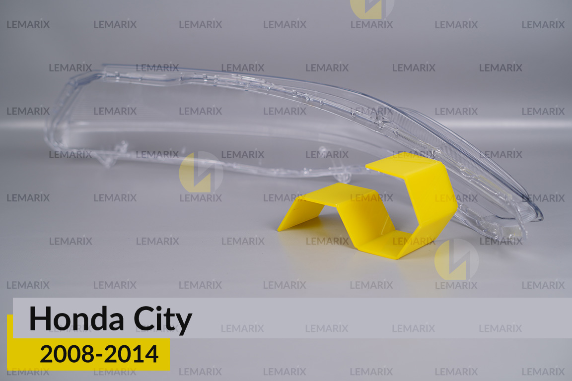 Стекло фары Honda City (2008-2014) правое