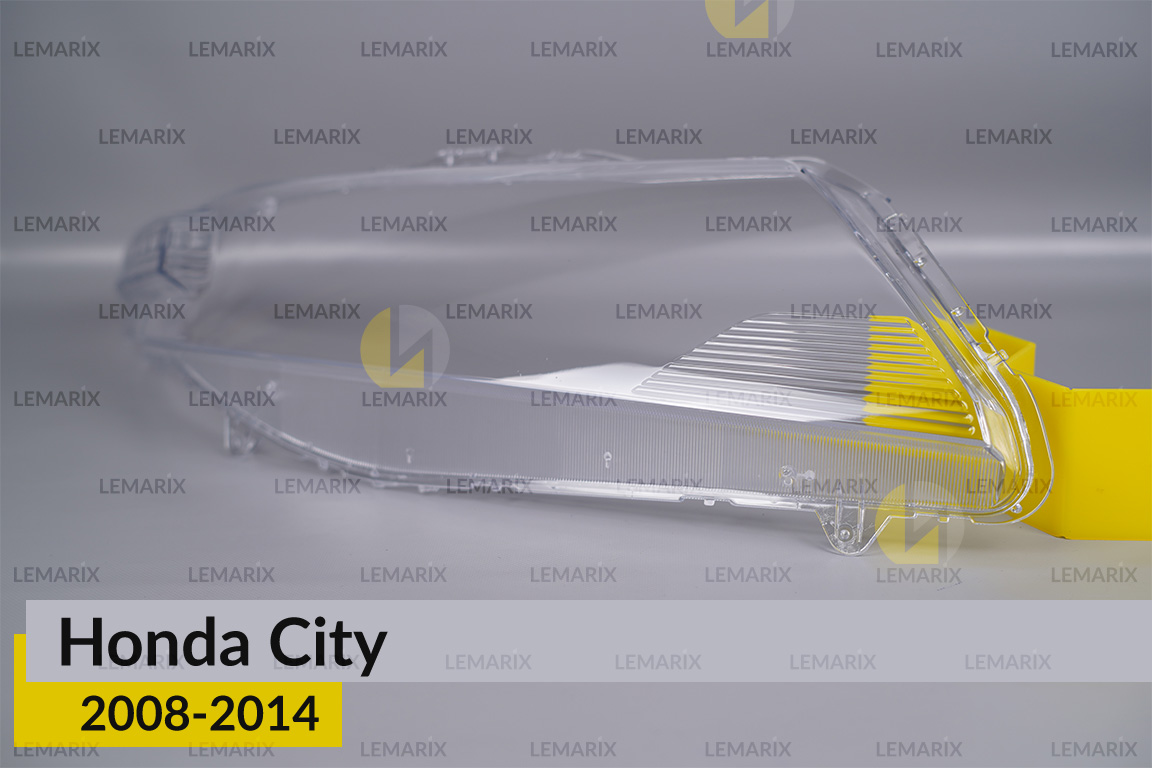 Стекло фары Honda City (2008-2014) правое