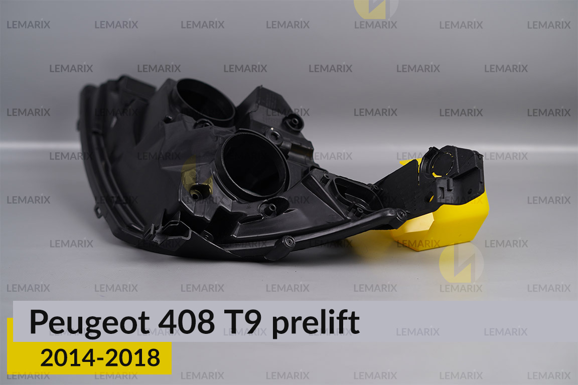 Корпус фари Peugeot 408 Т9 (2014-2018) дорест правий