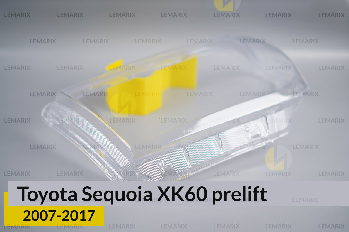 Стекло фары Toyota Sequoia XK60 (2007-2017) дорест левое