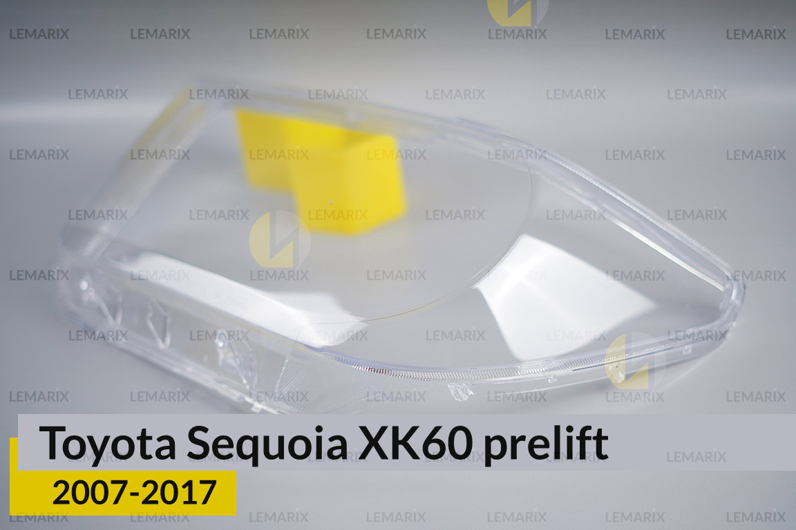 Стекло фары Toyota Sequoia XK60 (2007-2017) дорест левое