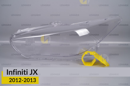 Стекло фары Infiniti JX (2012-2013) левое