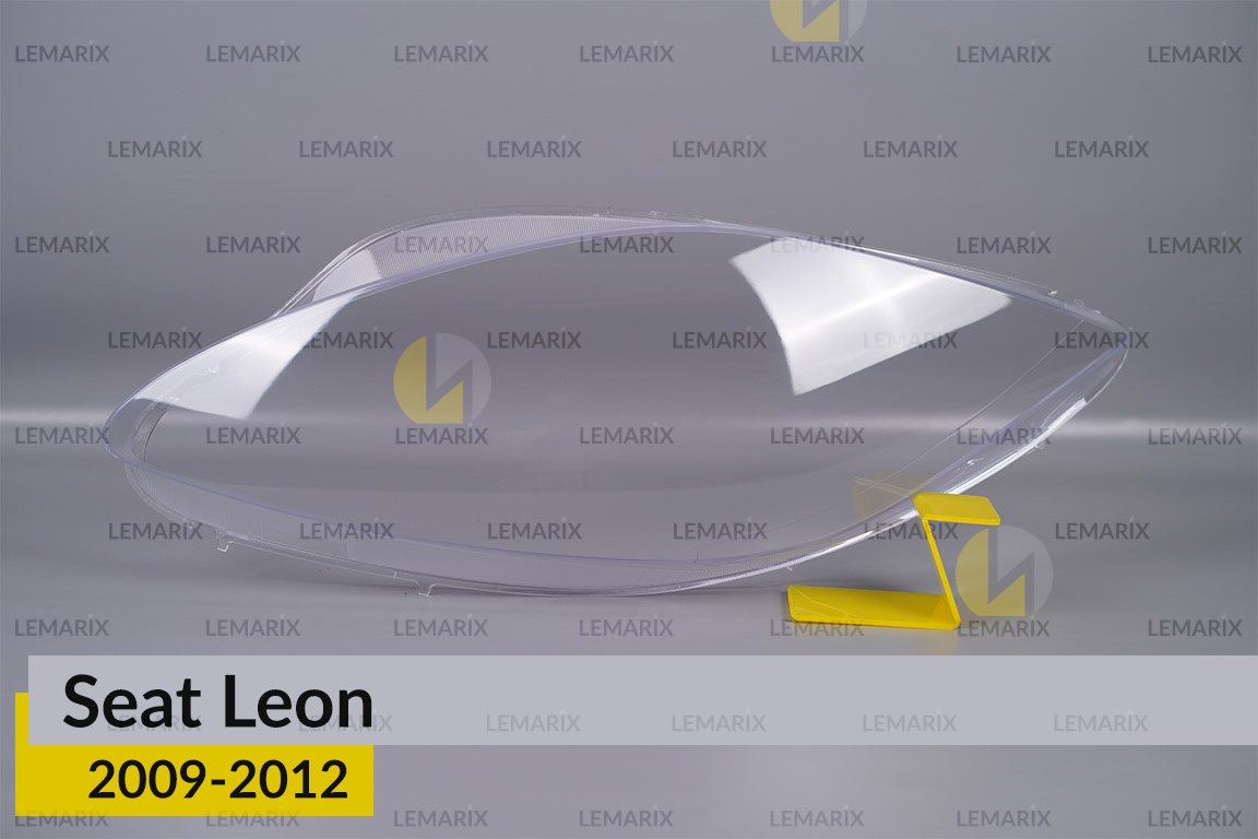 Стекло фары Seat Leon (2009-2012) левое