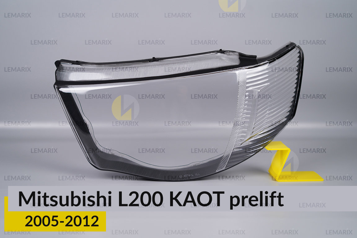 Стекло фары Mitsubishi L200 KAOT (2005-2012) дорест левое
