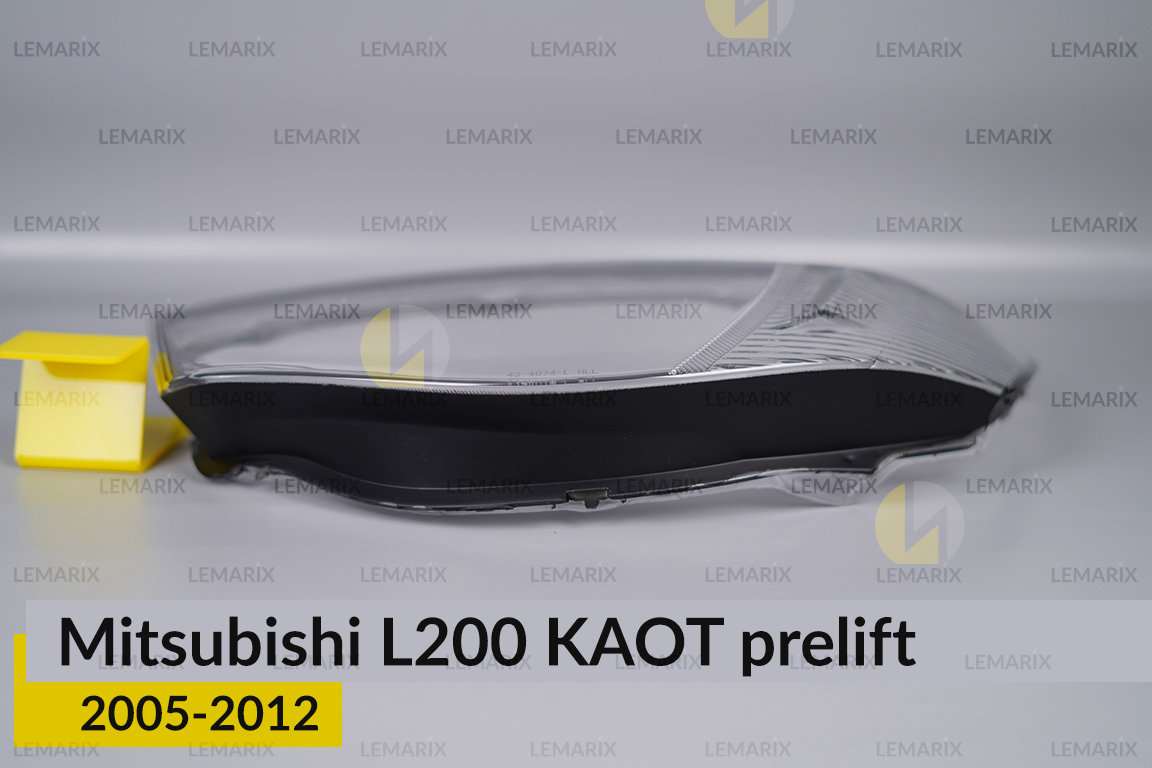 Стекло фары Mitsubishi L200 KAOT (2005-2012) дорест левое