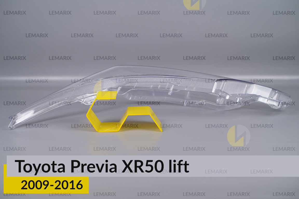 Стекло фары Toyota Previa XR50 (2009-2016) рест левое