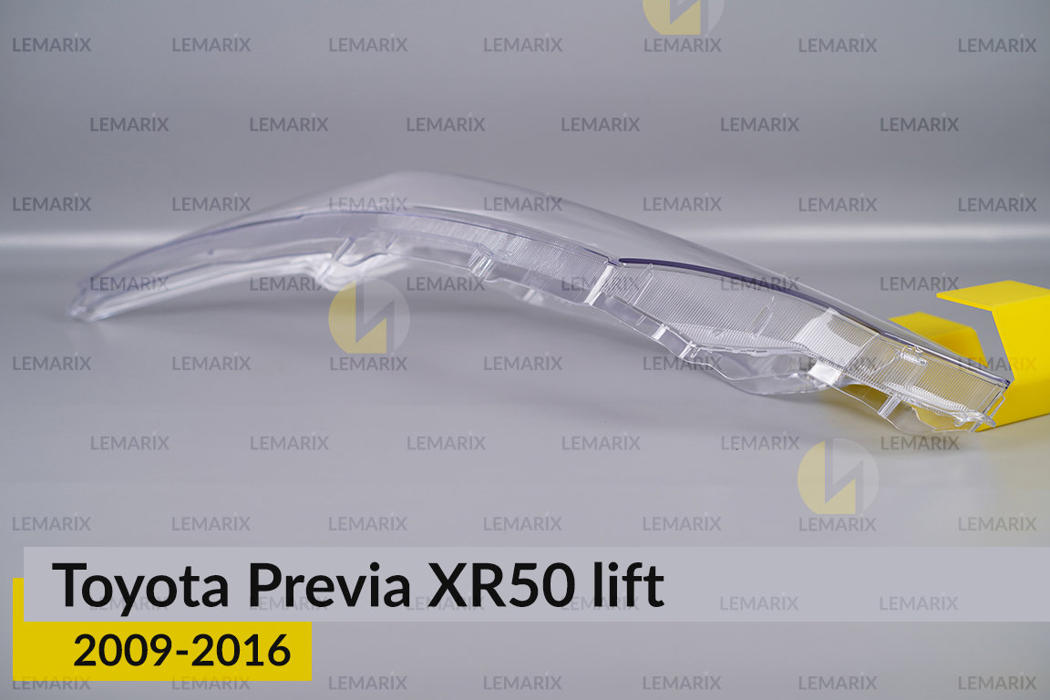 Стекло фары Toyota Previa XR50 (2009-2016) рест левое