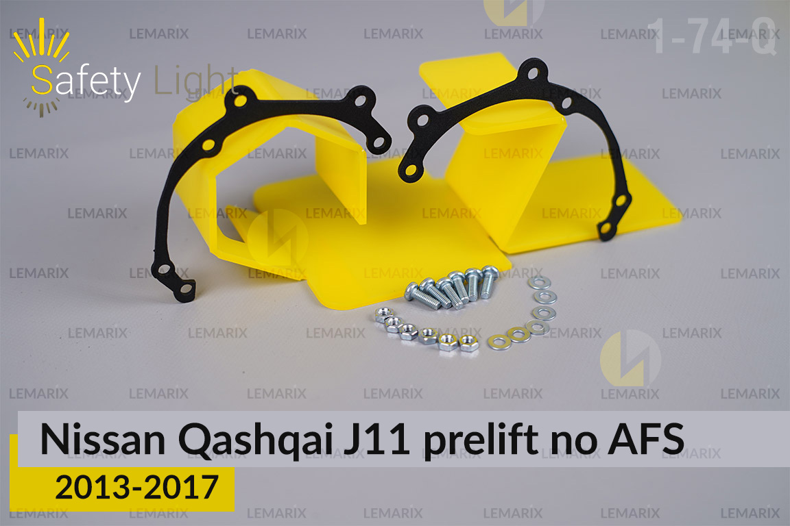 Переходная рамка для Nissan Qashqai J11 no AFS (2013-2017) дорест