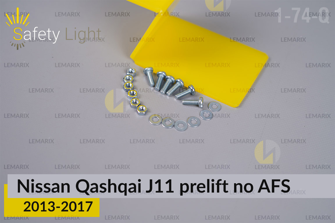 Переходная рамка для Nissan Qashqai J11 no AFS (2013-2017) дорест