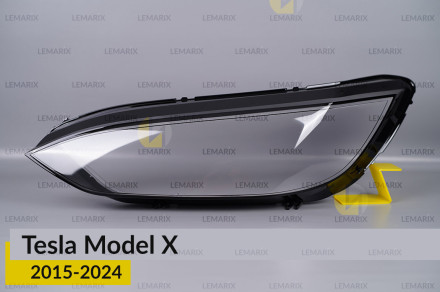Стекло фары Tesla Model X (2015-2026) левое