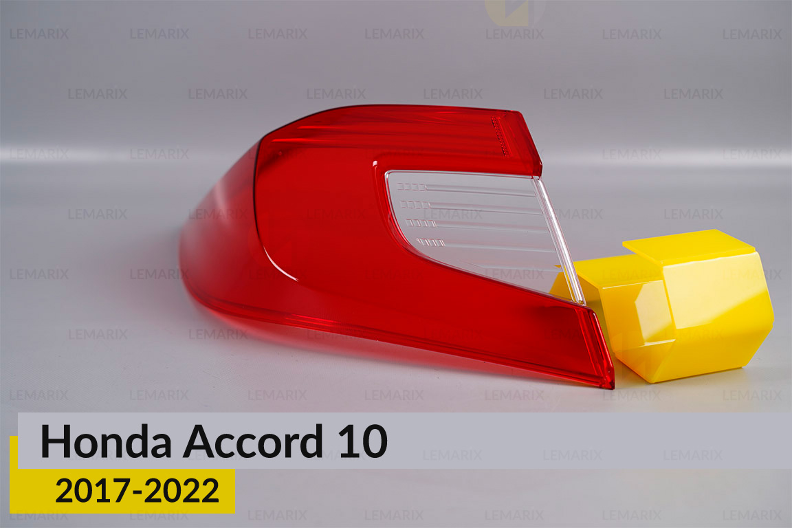 Скло заднього ліхтаря зовнішнє в крилі Honda Accord 10 (2017-2022) ліве
