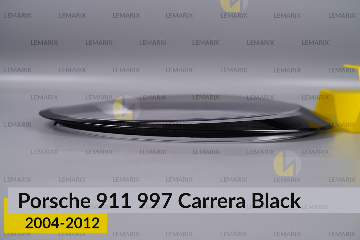 Стекло фары Porsche 911 997 Carrera Black (2004-2012) левое