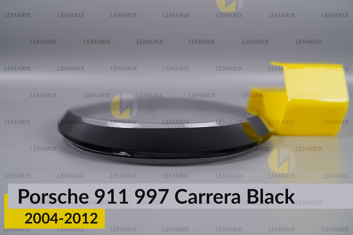 Стекло фары Porsche 911 997 Carrera Black (2004-2012) левое