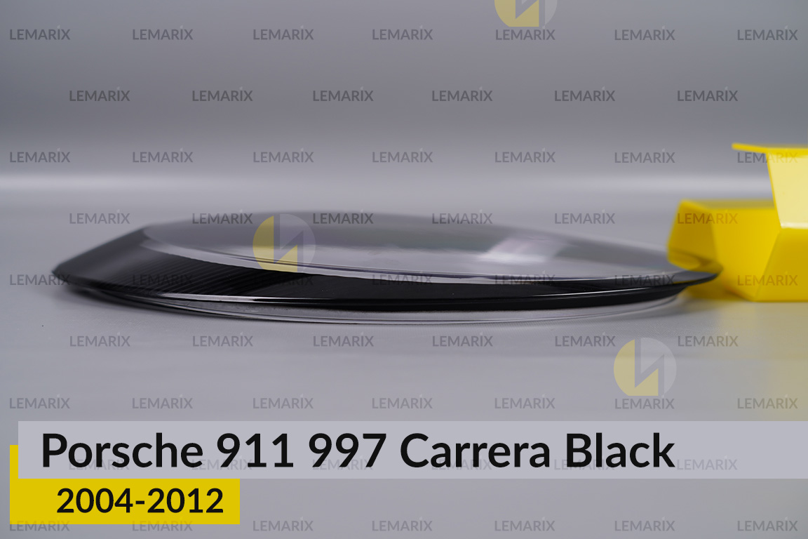 Стекло фары Porsche 911 997 Carrera Black (2004-2012) левое