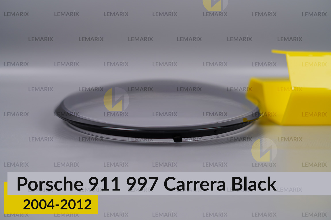 Стекло фары Porsche 911 997 Carrera Black (2004-2012) левое