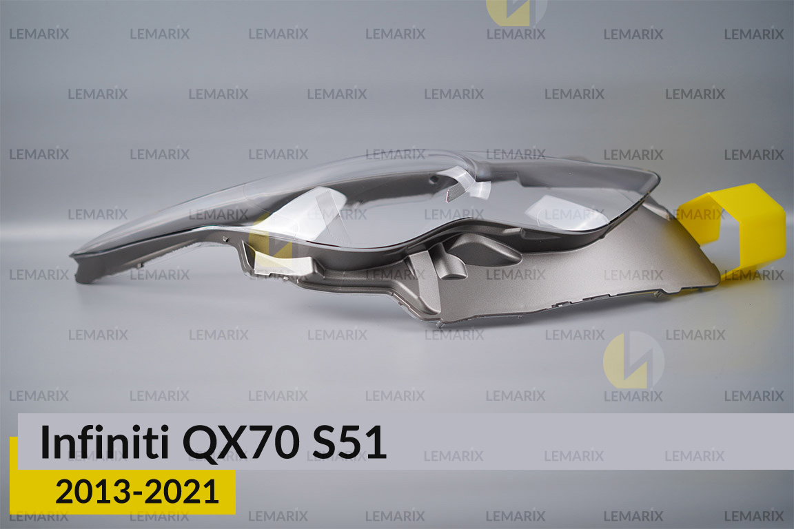 Скло фари Infiniti QX70 S51 (2013-2021) праве