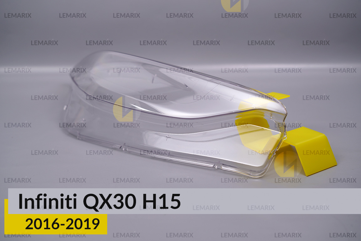Стекло фары Infiniti QX30 H15 (2016-2019) правое