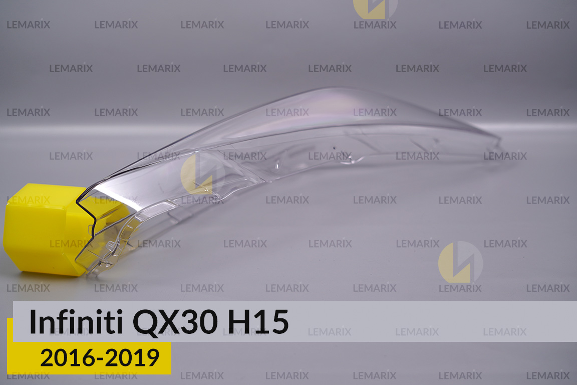Стекло фары Infiniti QX30 H15 (2016-2019) правое