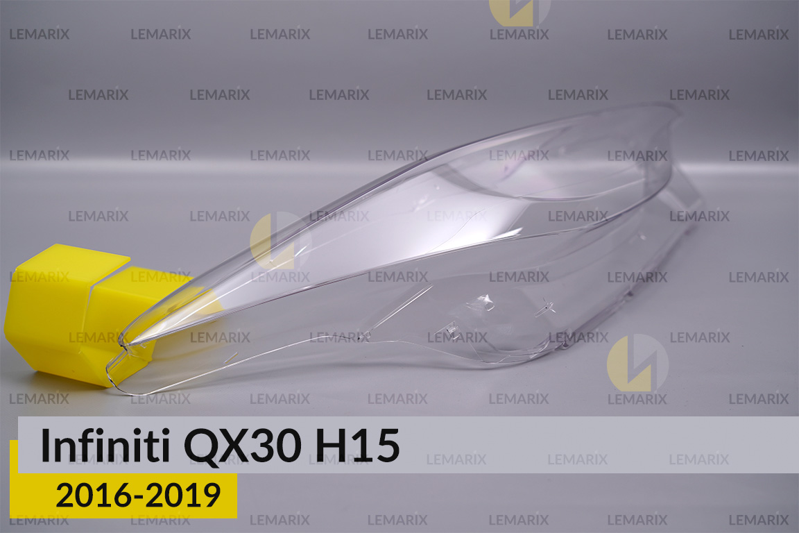 Стекло фары Infiniti QX30 H15 (2016-2019) правое