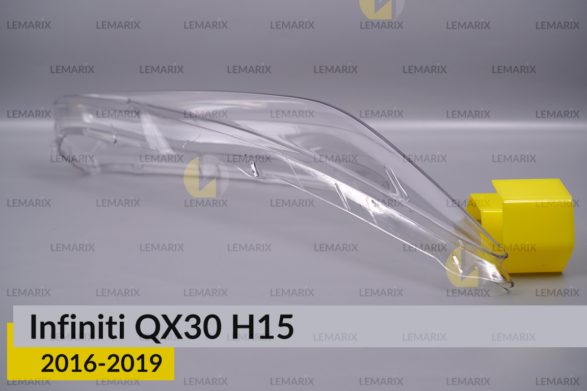 Стекло фары Infiniti QX30 H15 (2016-2019) правое
