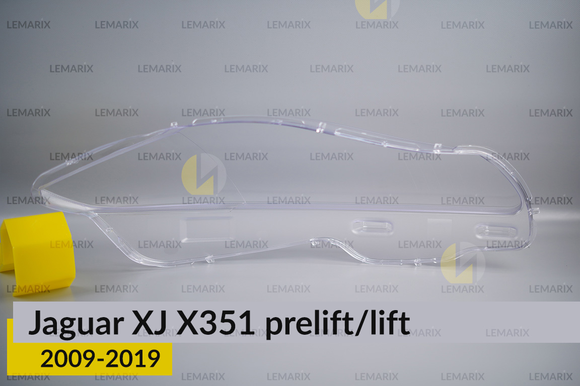 Скло фари Jaguar XJ X351 (2009-2019) дорест/рест ліве
