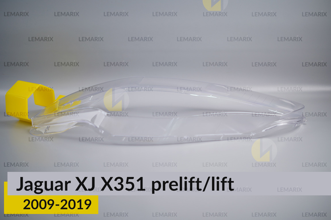 Скло фари Jaguar XJ X351 (2009-2019) дорест/рест ліве