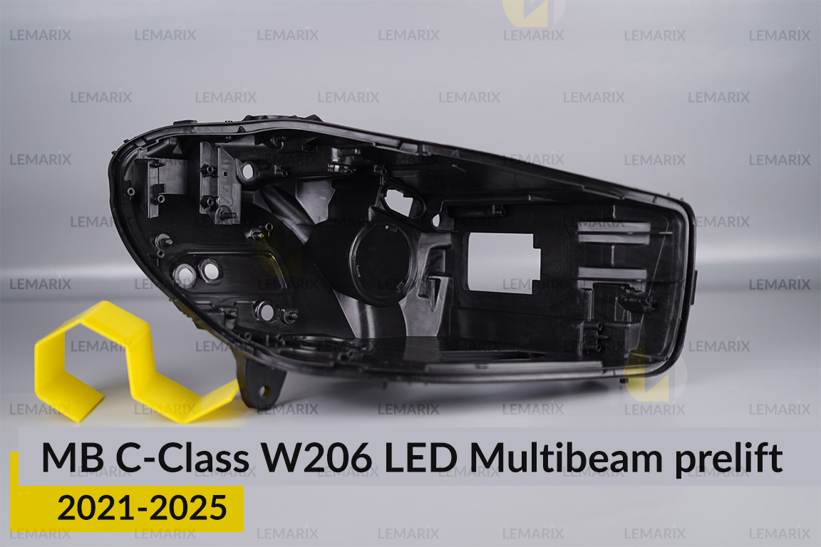 Корпус фары Mercedes-Benz C-Class W206 LED Multibeam (2021-2026) дорест правый