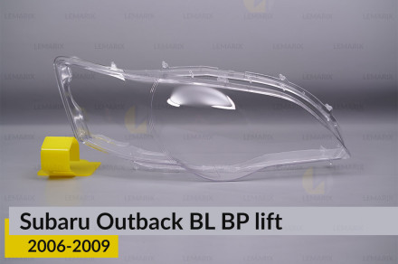 Стекло фары Subaru Outback BL BP (2006-2009) рест правое
