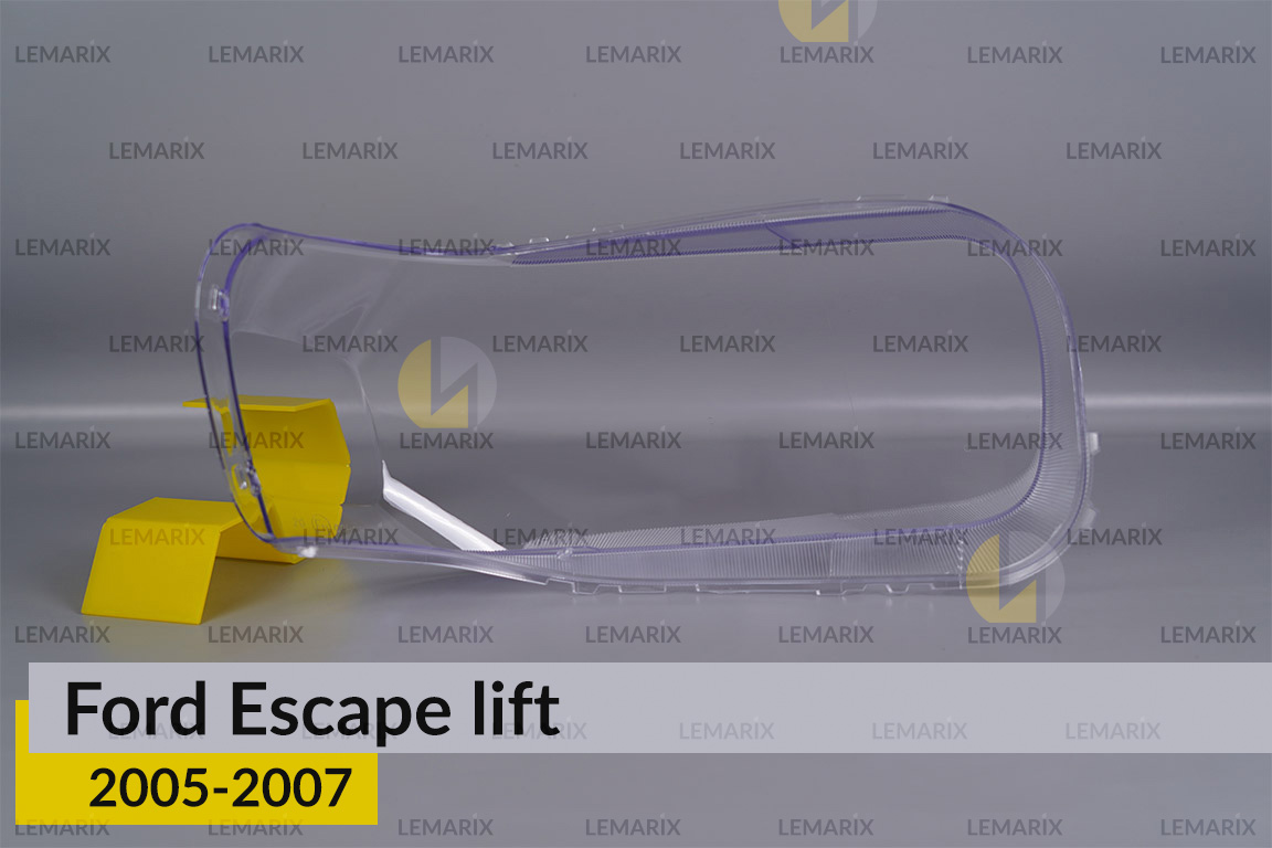 Стекло фары Ford Escape (2005-2007) рест левое