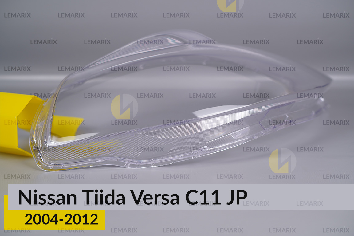 Стекло фары Nissan Tiida Versa C11 Japan (2004-2012) правое