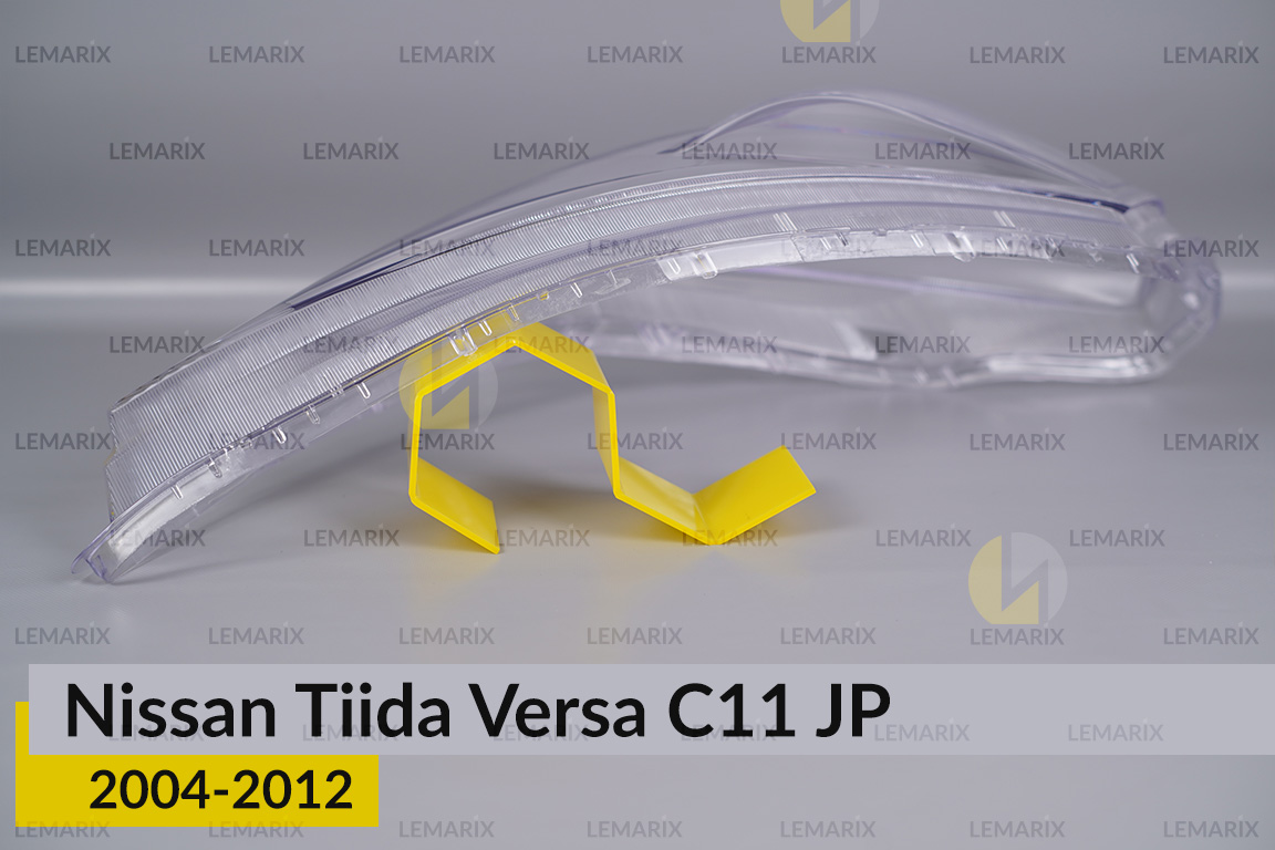 Стекло фары Nissan Tiida Versa C11 Japan (2004-2012) правое