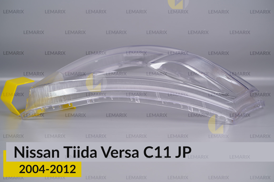 Стекло фары Nissan Tiida Versa C11 Japan (2004-2012) правое