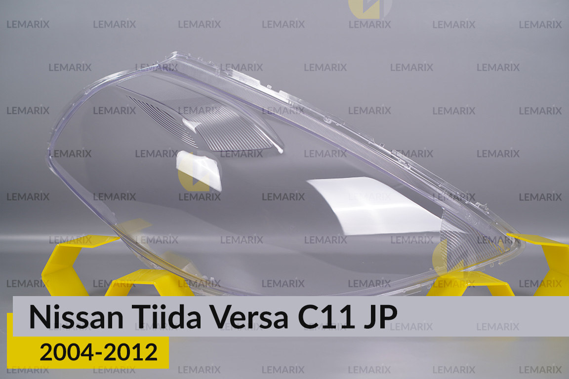 Стекло фары Nissan Tiida Versa C11 Japan (2004-2012) правое