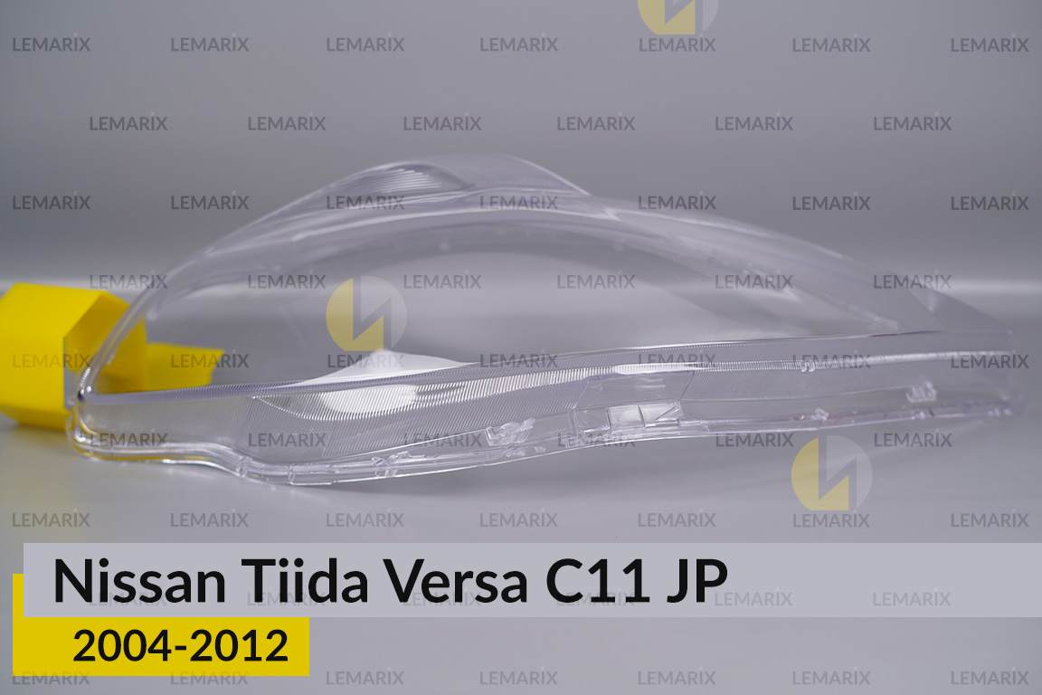 Стекло фары Nissan Tiida Versa C11 Japan (2004-2012) правое