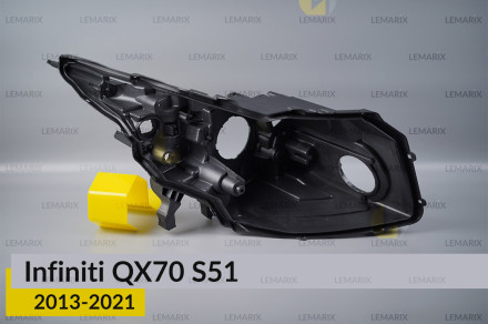 Корпус фары Infiniti QX70 S51 (2013-2021) правый