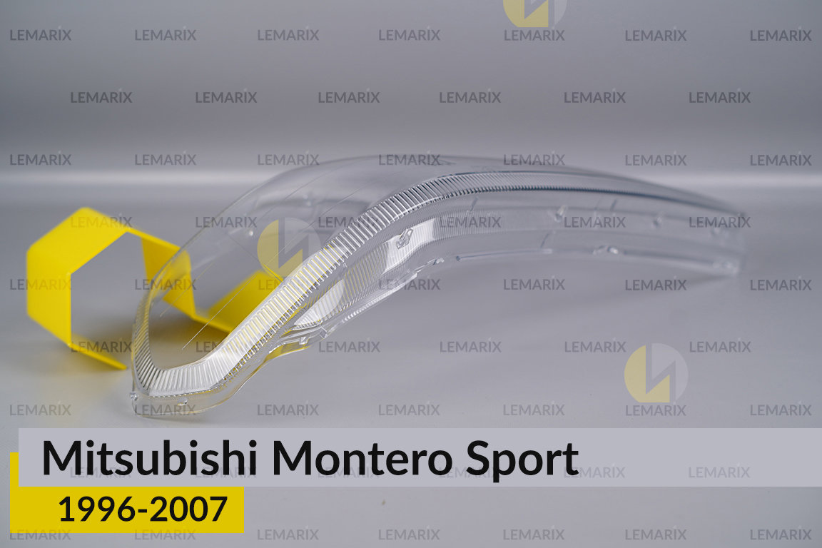 Стекло фары Mitsubishi Montero Sport (1996-2007) правое