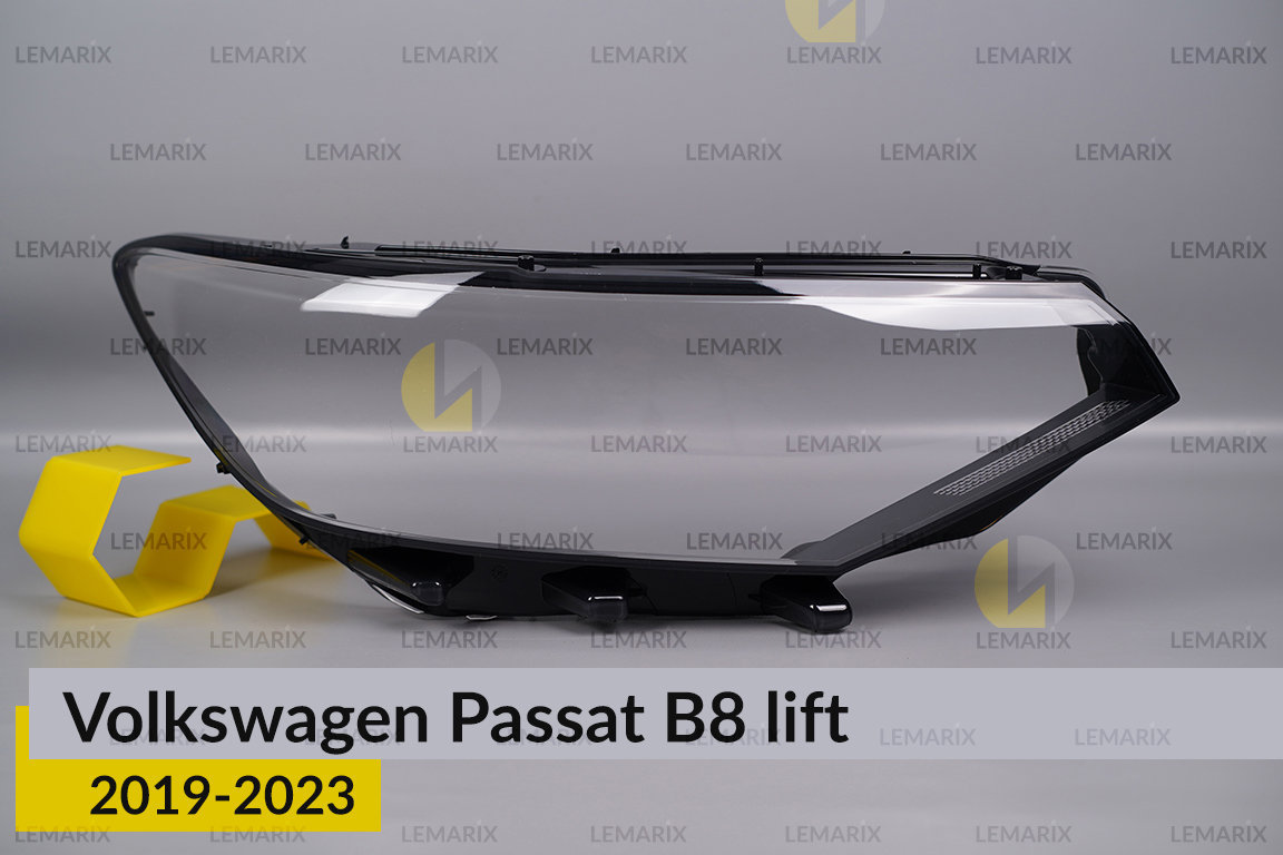Скло фари VW Volkswagen Passat B8 (2019-2023) рест праве