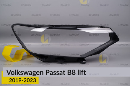 Скло фари VW Volkswagen Passat B8 (2019-2023) рест праве
