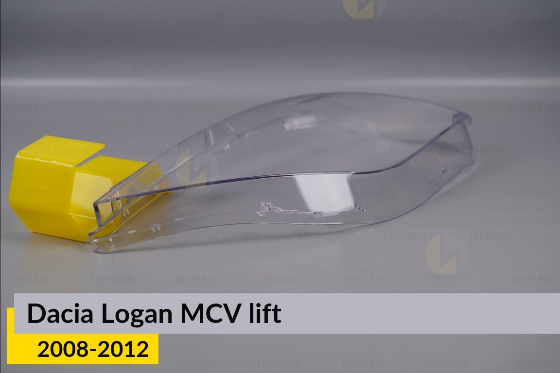Стекло фары Dacia Logan MCV (2008-2012) рест правое