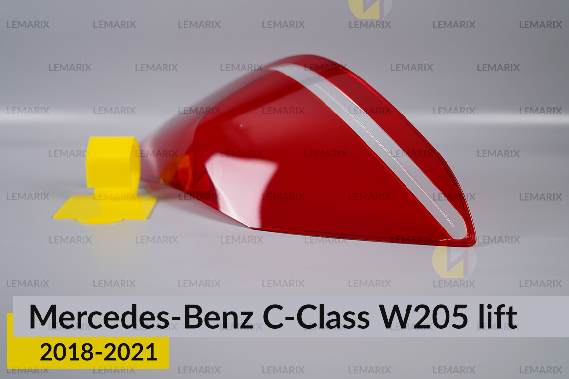 Стекло заднего фонаря Mercedes-Benz C-Class W205 (2018-2021) рест правое